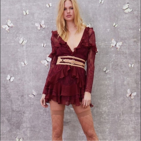 NWT Revolve size M For Love and Lemons Daphne dress - Picture 1 of 13